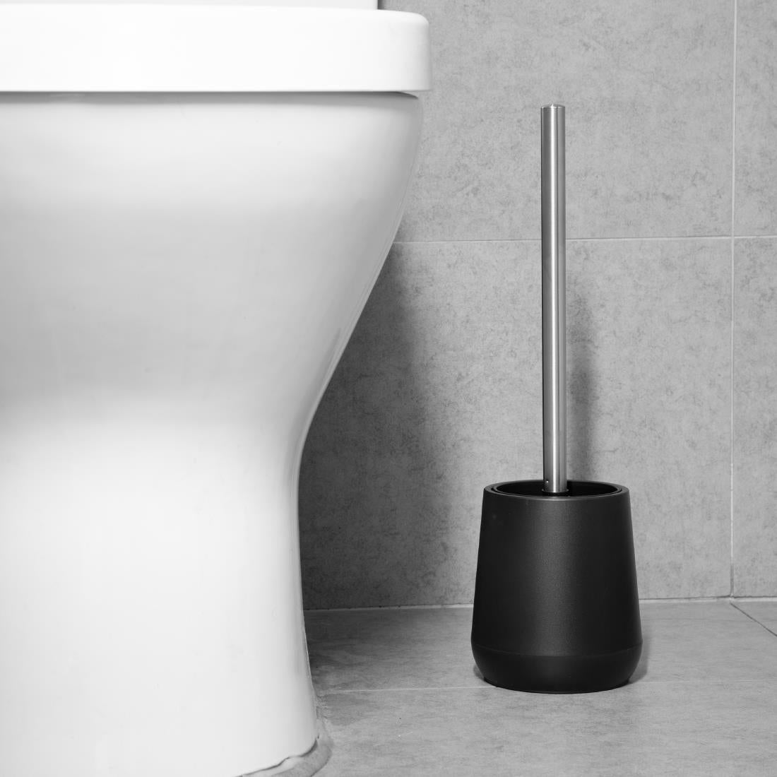 HT481 Jantex Toilet Brush and Holder Black