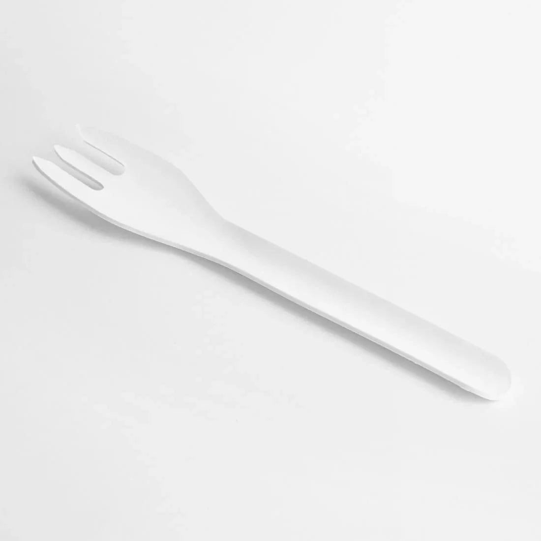HT483 Fiesta Compostable Paper Forks 155mm (Pack of 100)