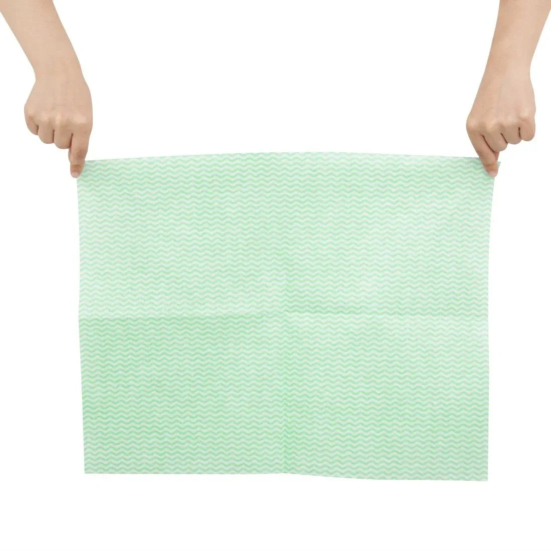 HT491 Jantex Heavy Duty Non-Woven Cloths Green (Pack of 25)