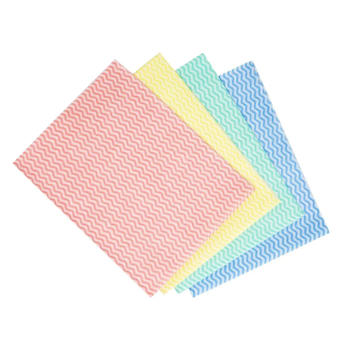 HT492 Jantex Heavy Duty Non-Woven Cloths Blue (Pack of 25)
