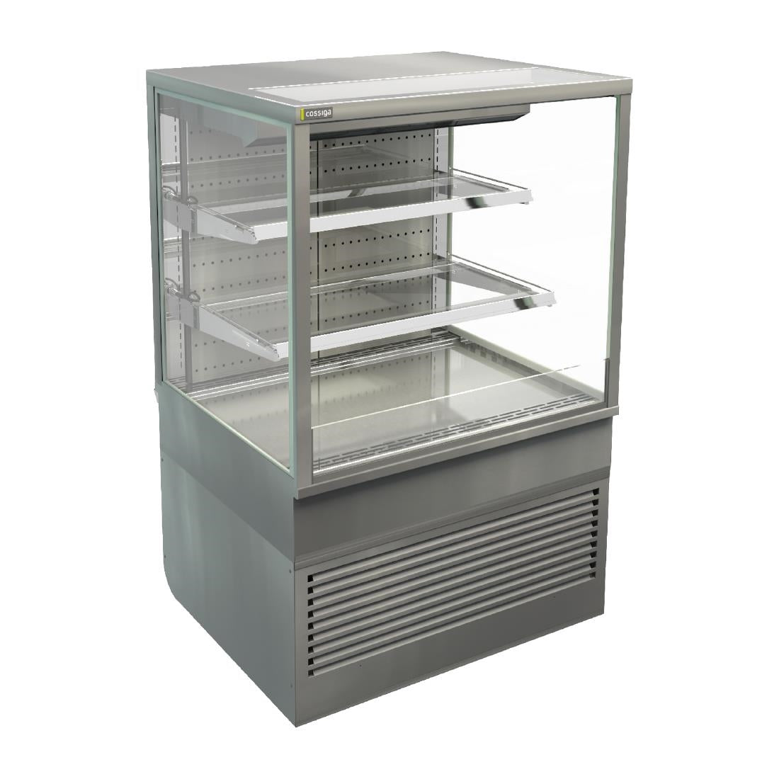HT510 Cossiga Tower BTG Open Front Freestanding Multideck Display Fridge w/Hinged Stainless Rear Door 900mm
