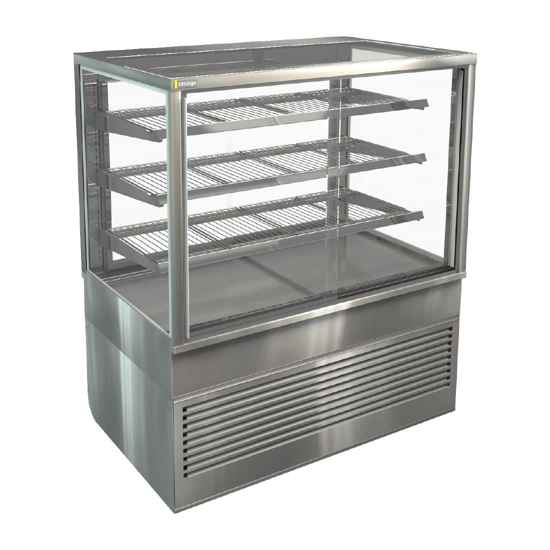 HT517 Cossiga Heated Freestanding Multideck Display w/Sliding Front & Rear Doors 1200mm