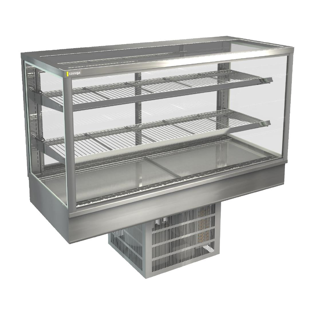 HT573 Cossiga Tower STG Refrigerated Drop-in Display w/Solid Front Glass & Rear Sliding Doors 1500mm