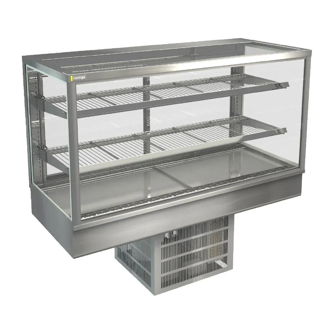 HT573 Cossiga Tower STG Refrigerated Drop-in Display w/Solid Front Glass & Rear Sliding Doors 1500mm