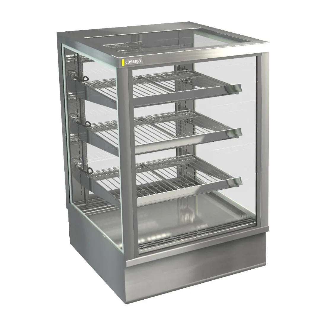 HT575 Cossiga Tower STG Heated Drop-in Display w/Solid Front Glass & Rear Sliding Doors 600mm