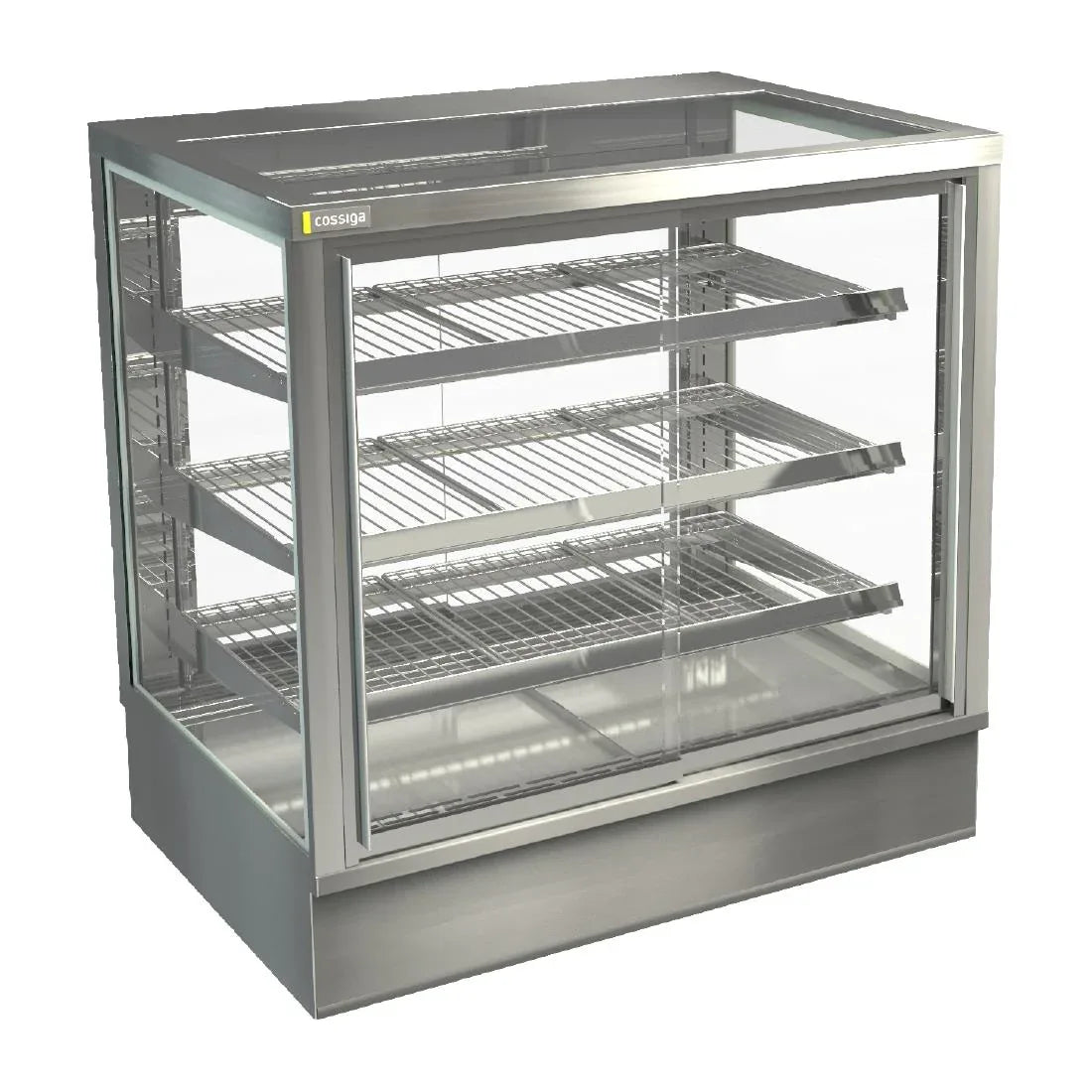 HT578 Cossiga Tower STG Heated Drop-in Display w/Sliding Front & Rear Doors 900mm