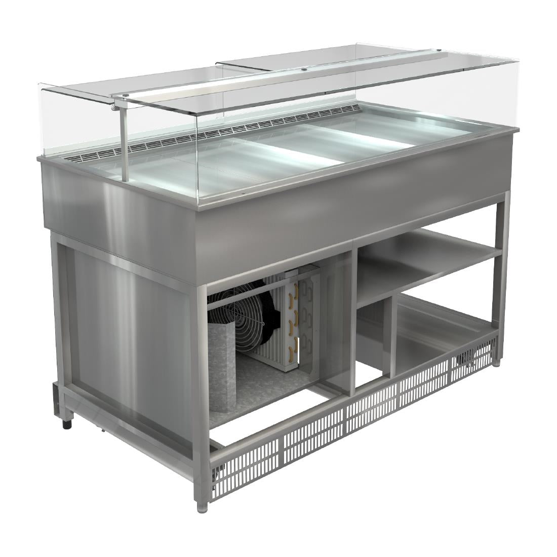 HT609 Cossiga LP PLUS Refrigerated Patisserie Display w/Ambient Storage 1500mm