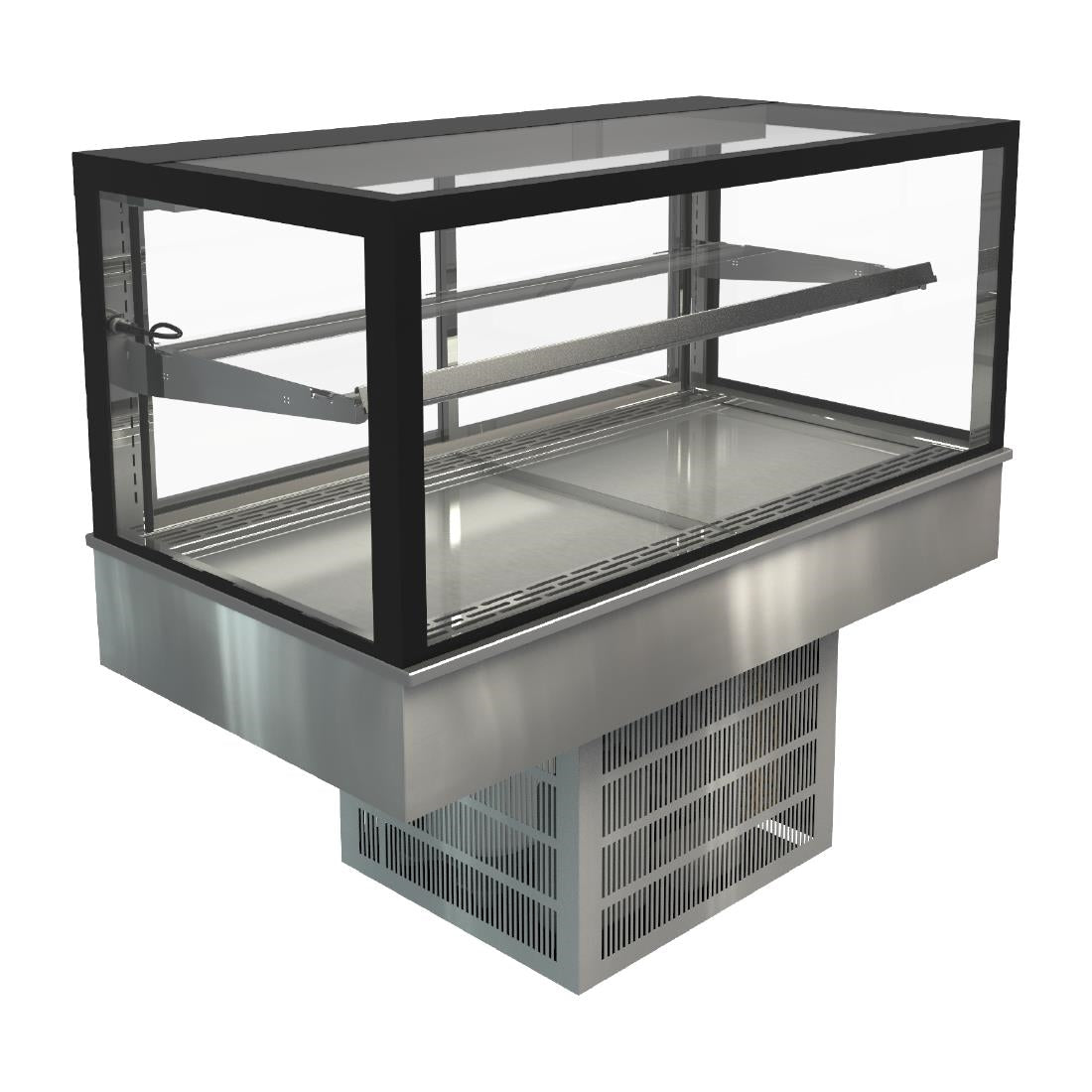 HT611 Cossiga Tower GOG Refrigerated Frameless Glass Countertop Display 1200mm