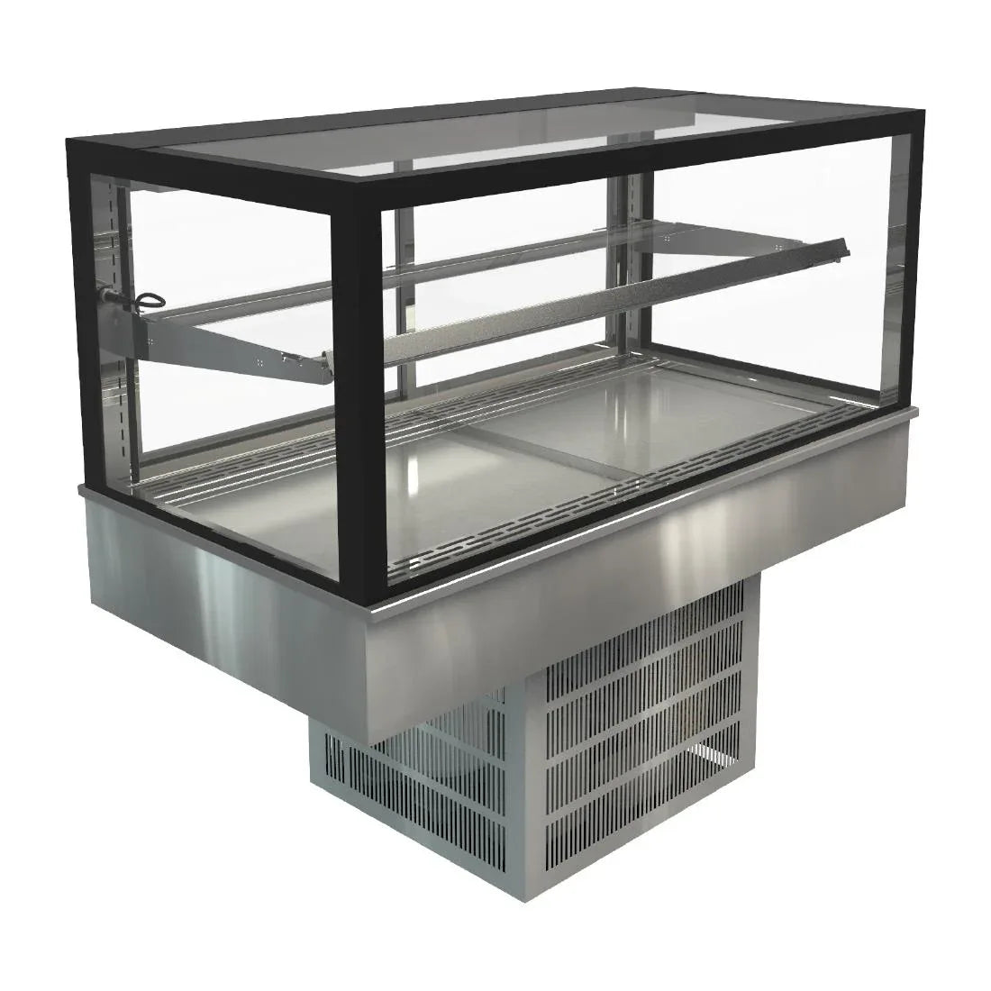 HT611 Cossiga Tower GOG Refrigerated Frameless Glass Countertop Display 1200mm