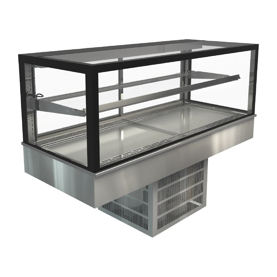HT612 Cossiga Tower GOG Refrigerated Frameless Glass Countertop Display 1500mm