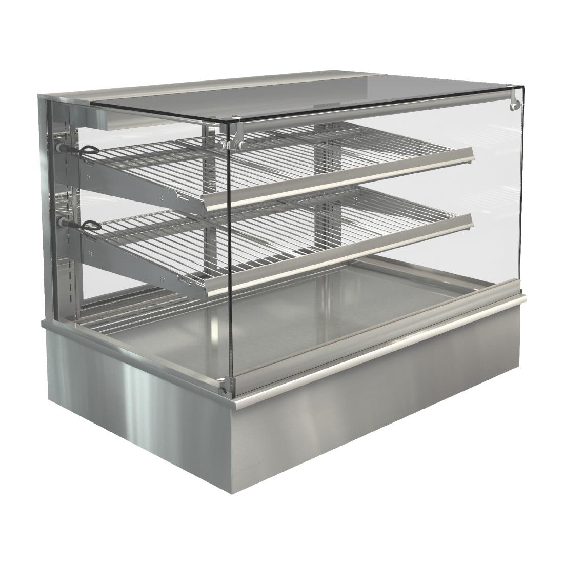 HT613 Cossiga Tower GOG Heated Countertop Display Single Glass Top and Doors 900mm