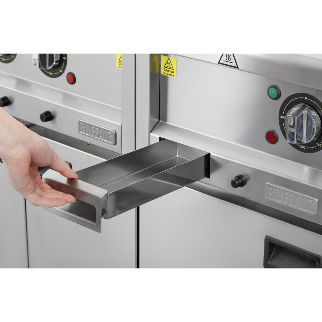 HT754 Buffalo 600 Series Ribbed Electric Griddle 400mm 2.9kW