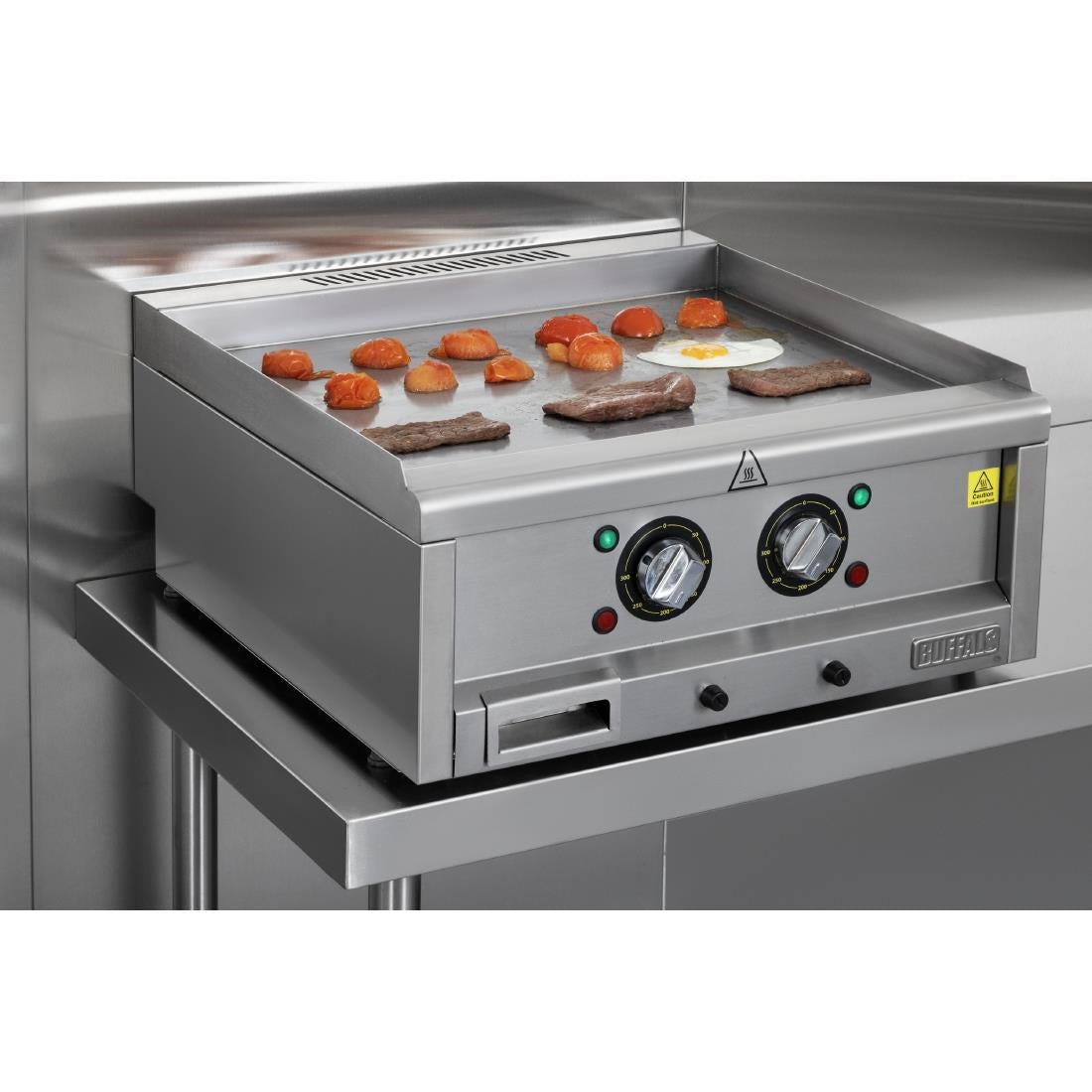 HT755 Buffalo 600 Series Dual Zone Electric Griddle 600mm wide - Single Phase