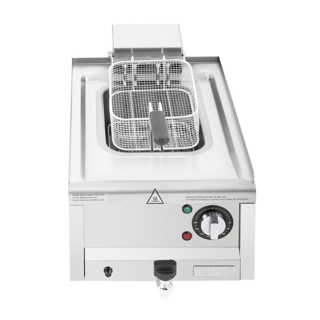 HT756 Buffalo 600 Series Single Tank Electric Fryer 8Ltr