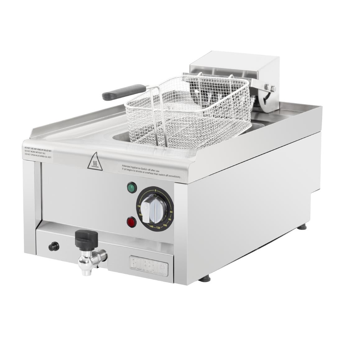 HT756 Buffalo 600 Series Single Tank Electric Fryer 8Ltr