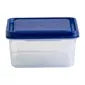 HT768 Wham Studio Rectangle Food Box Clear/Blue 1Ltr