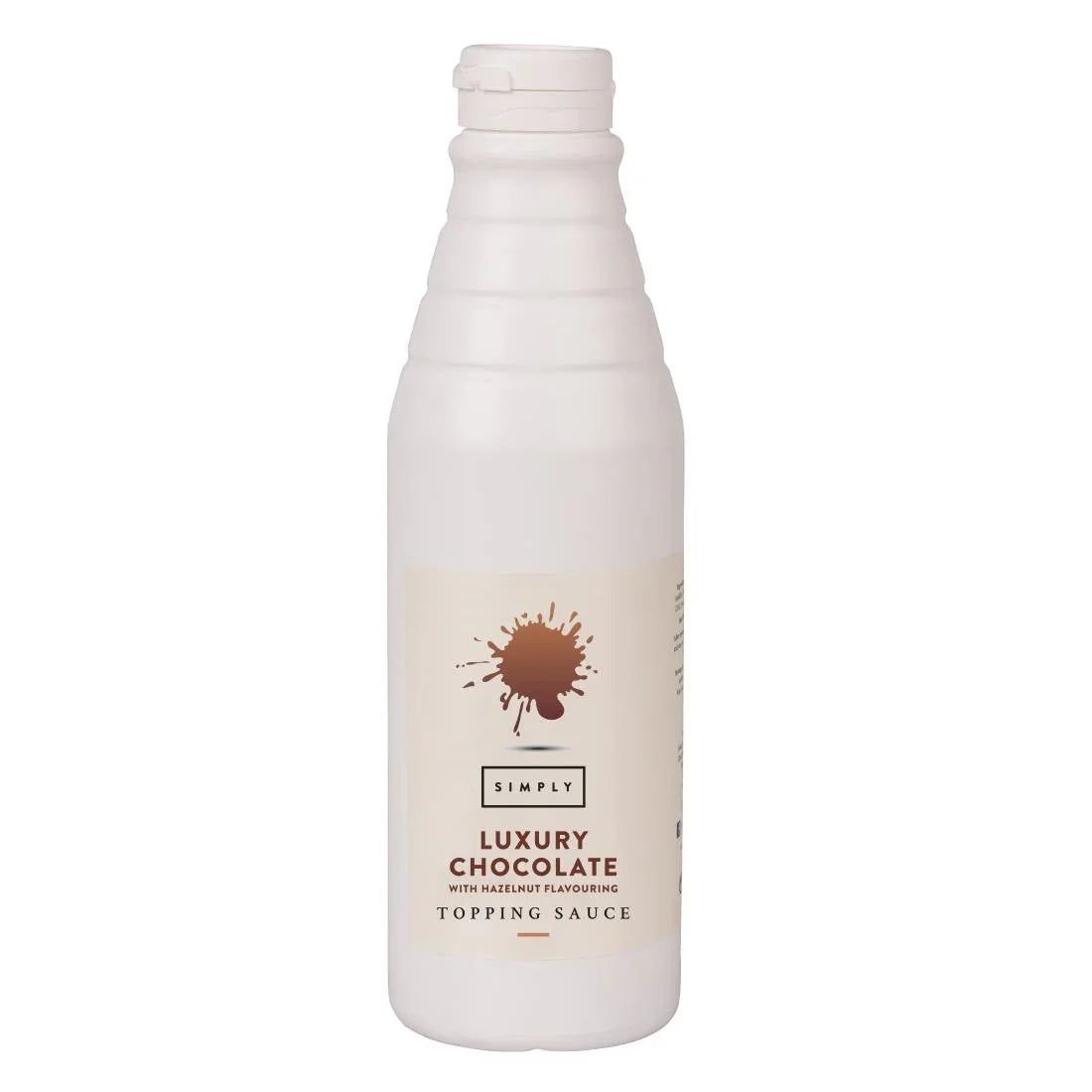HT845 Simply Luxury Chocolate Topping Sauce with Hazelnut Flavouring 1kg