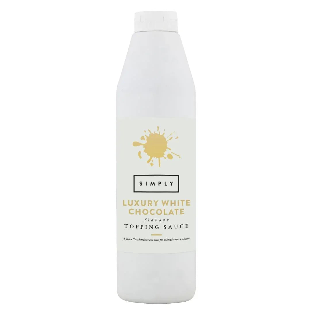 HT854 Simply Luxury White Chocolate Topping Sauce 1kg