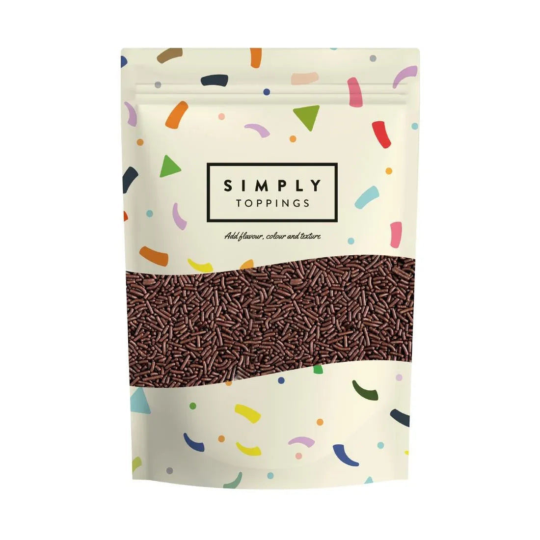 HT858 Simply Toppings Chocolate Strands 500g