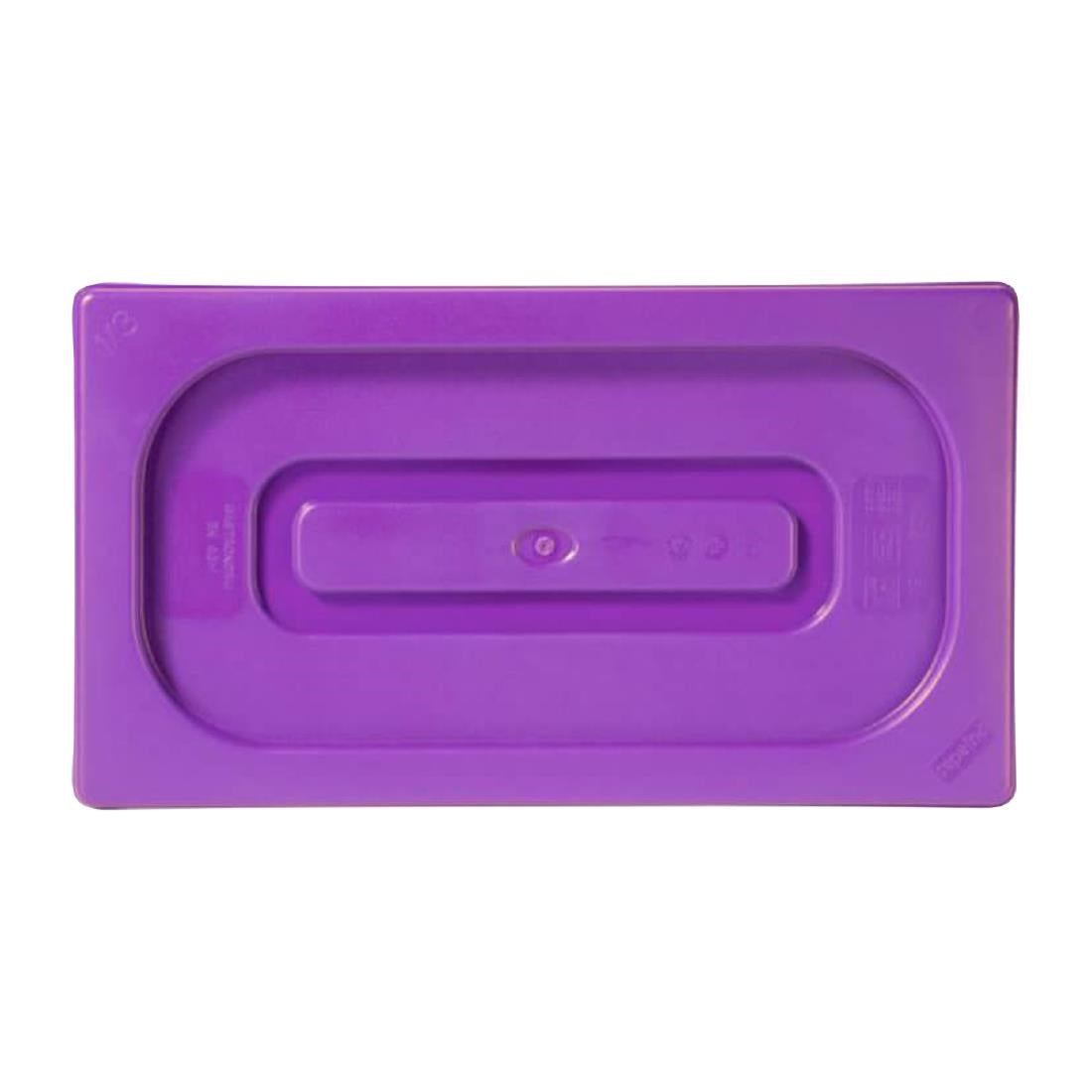 HT885 Pujadas Purple Polinorm Gastronorm Lid 1/2GN