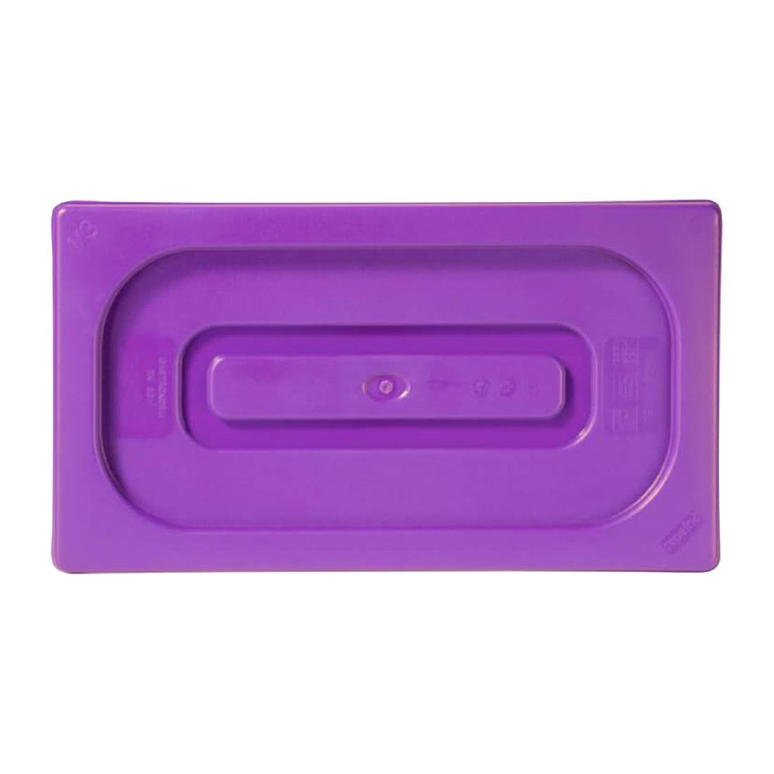 HT886 Pujadas Purple Polinorm Gastronorm Lid 1/3GN