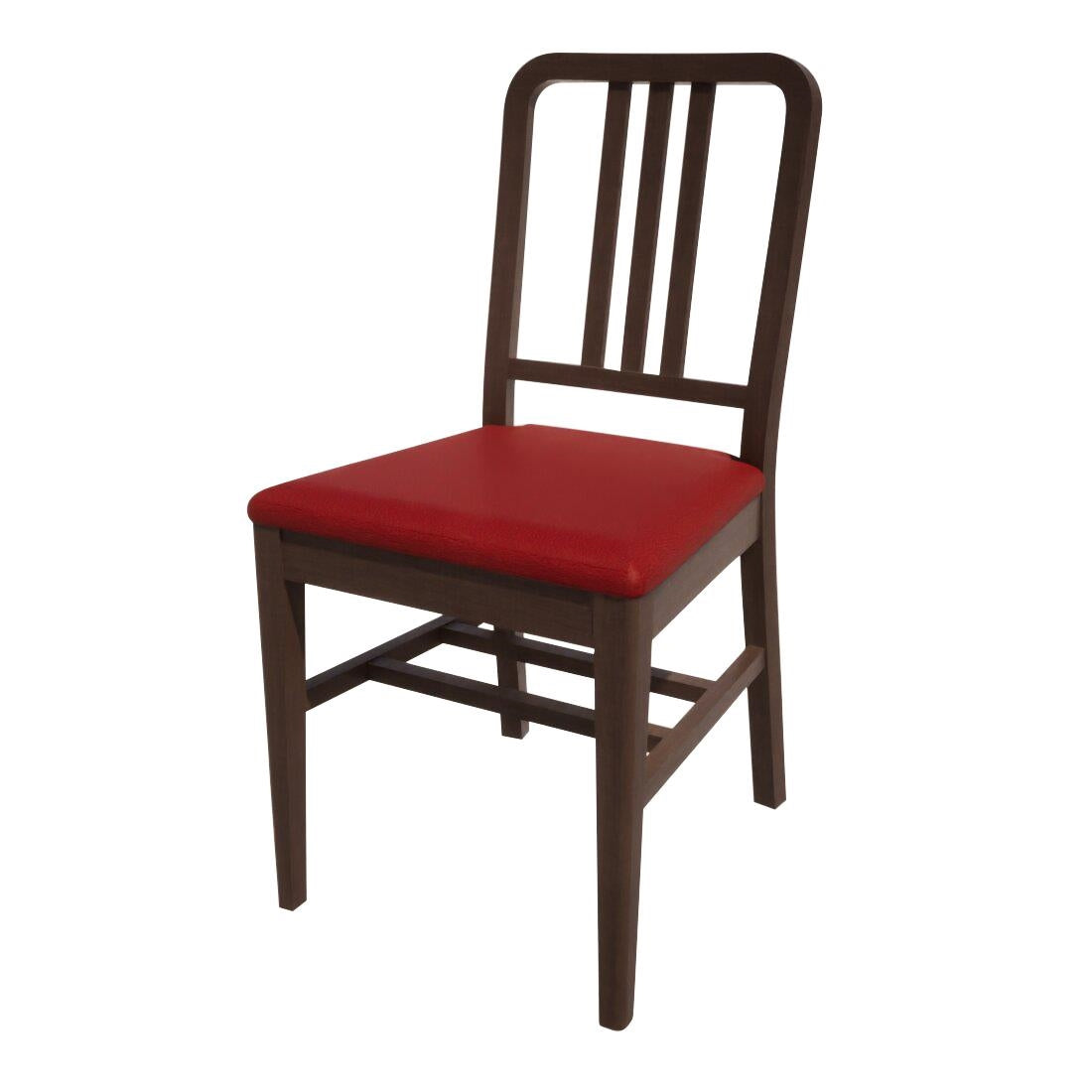 HT913 Bolero Bespoke Vicky Side Chair in Red/Wenge