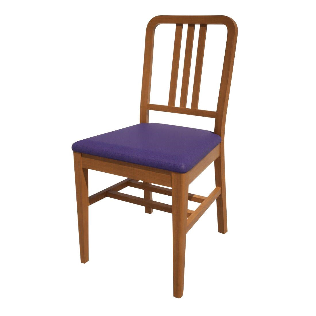 HT916 Bolero Bespoke Vicky Side Chair in Blue/Oak