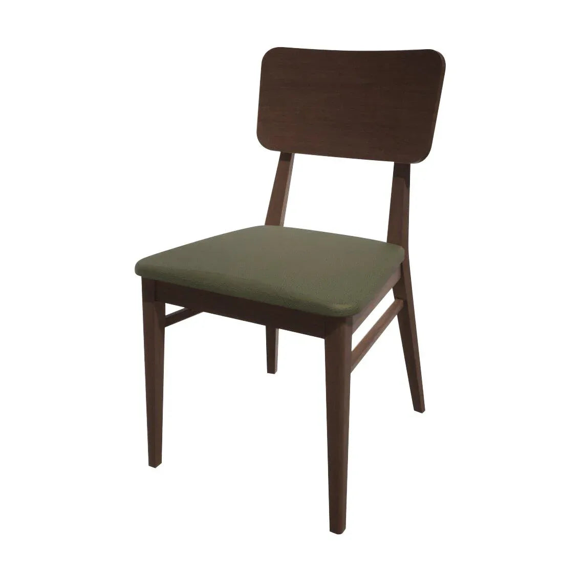 HT933 Bolero Bespoke Brenda Side Chair in Olive/Wenge