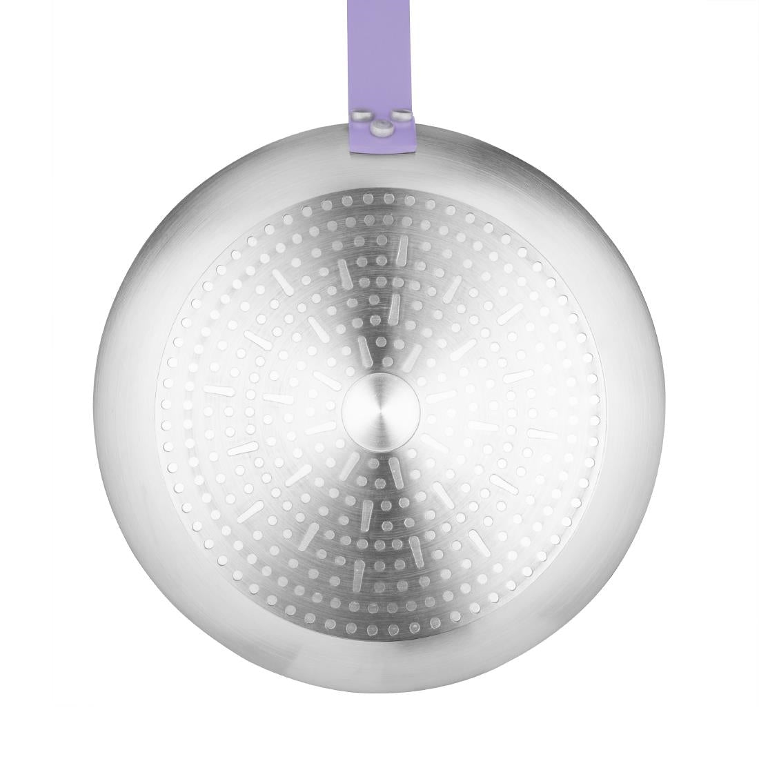 HT967 - Hygiplas Aluminium Non-Stick Teflon Platinum Plus Frying Pan with Purple Handle 20cm