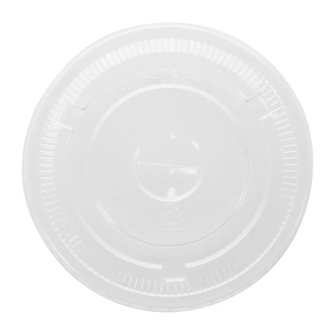 HU062 Fiesta Recyclable rPET Flat Lids for 12/16/20oz Cups (400 Pack)
