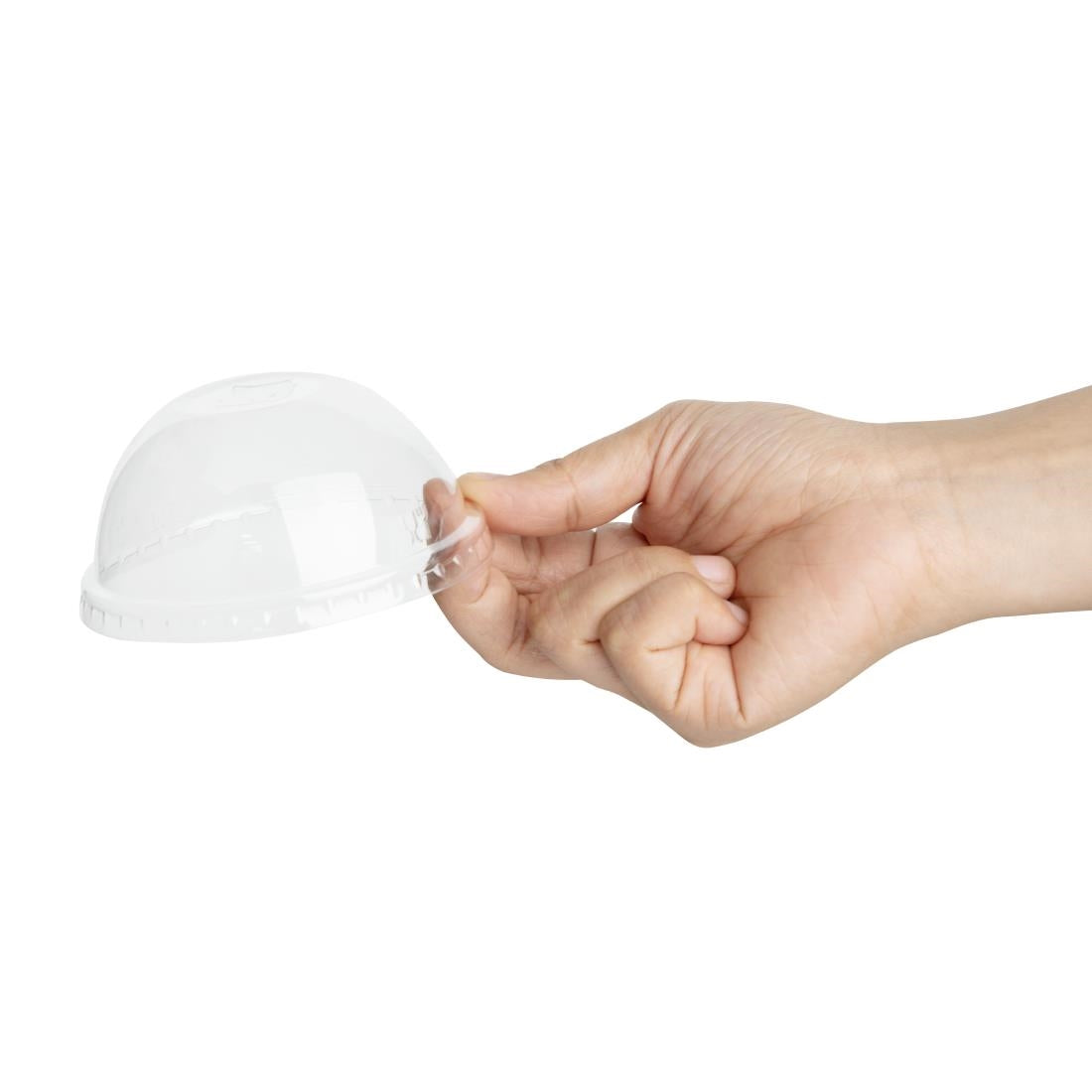 HU063 Fiesta Recyclable rPET Domed Lids for 12/16/20oz Cups (400 Pack)