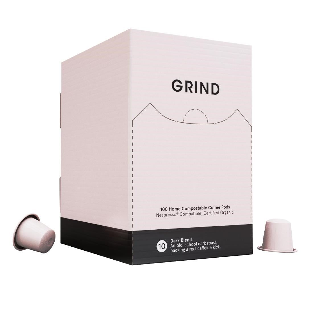HU075 Grind Compostable Coffee Pods Dark Blend (Pack of 100)