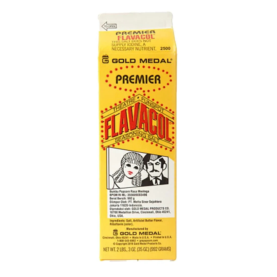 HU164 Flavacol Premier Salt Popcorn Seasoning