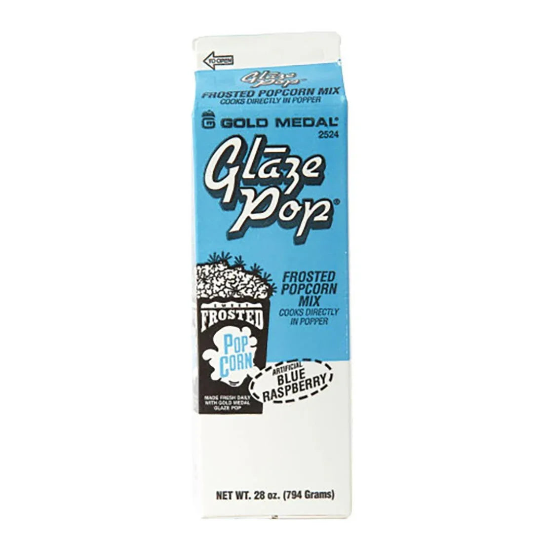 HU166 Glaze Pop Blue Raspberry Popcorn Seasoning 794g