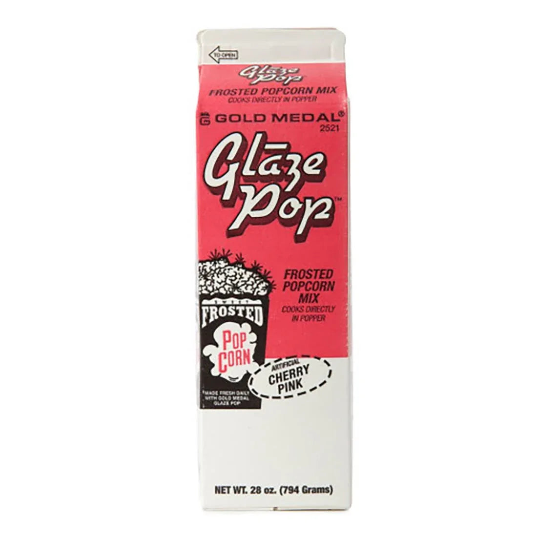 HU168 Glaze Pop Cherry Pink Popcorn Seasoning 794g