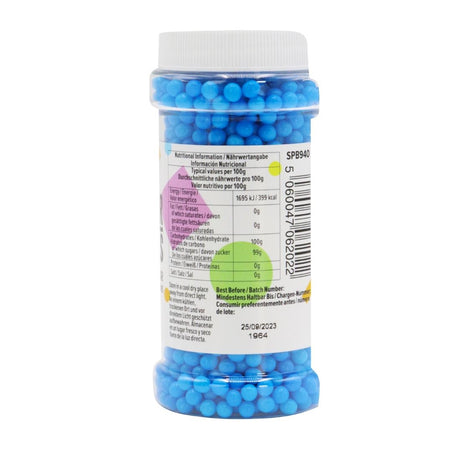 HU210 PME Sugar Pearls 100g - Blue
