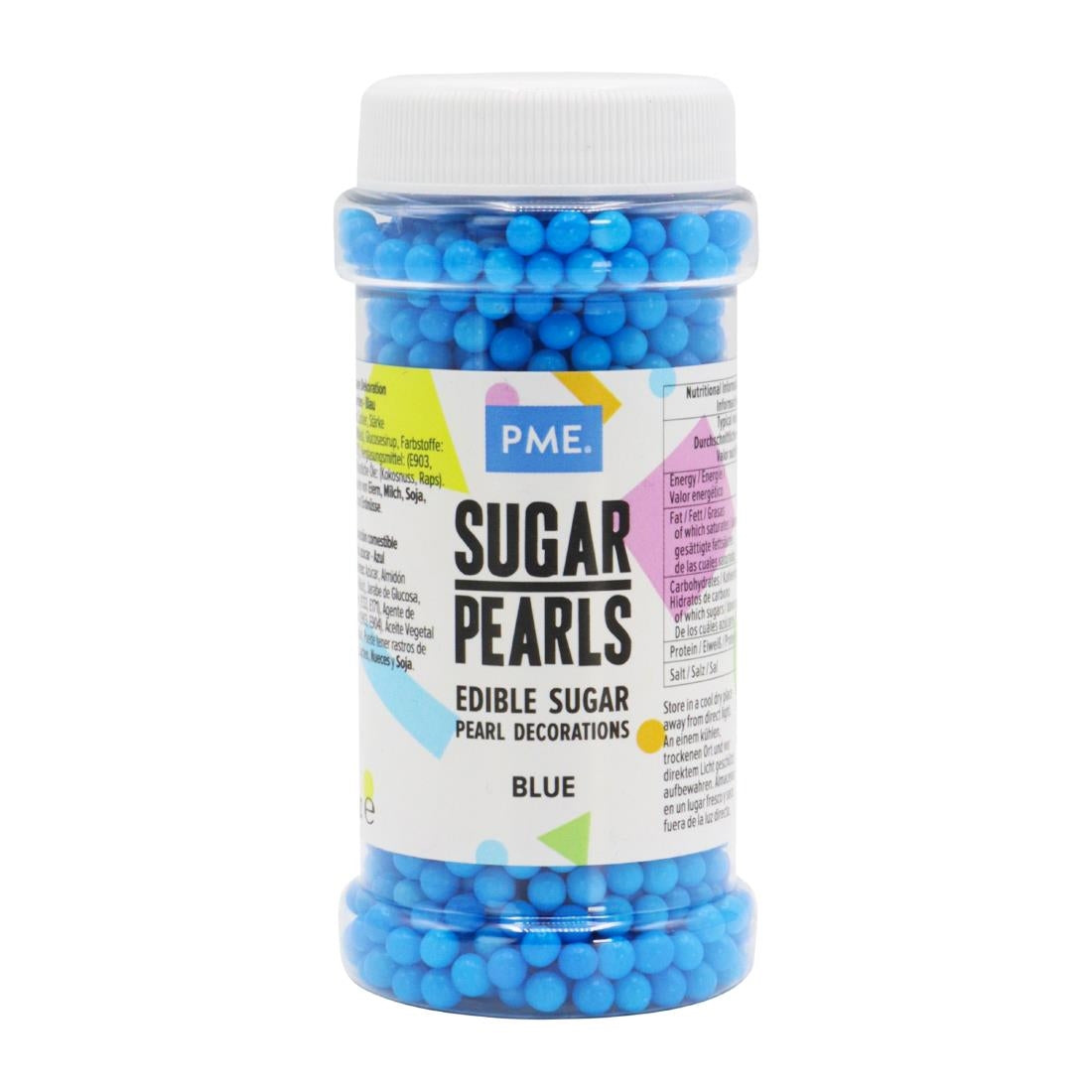 HU210 PME Sugar Pearls 100g - Blue