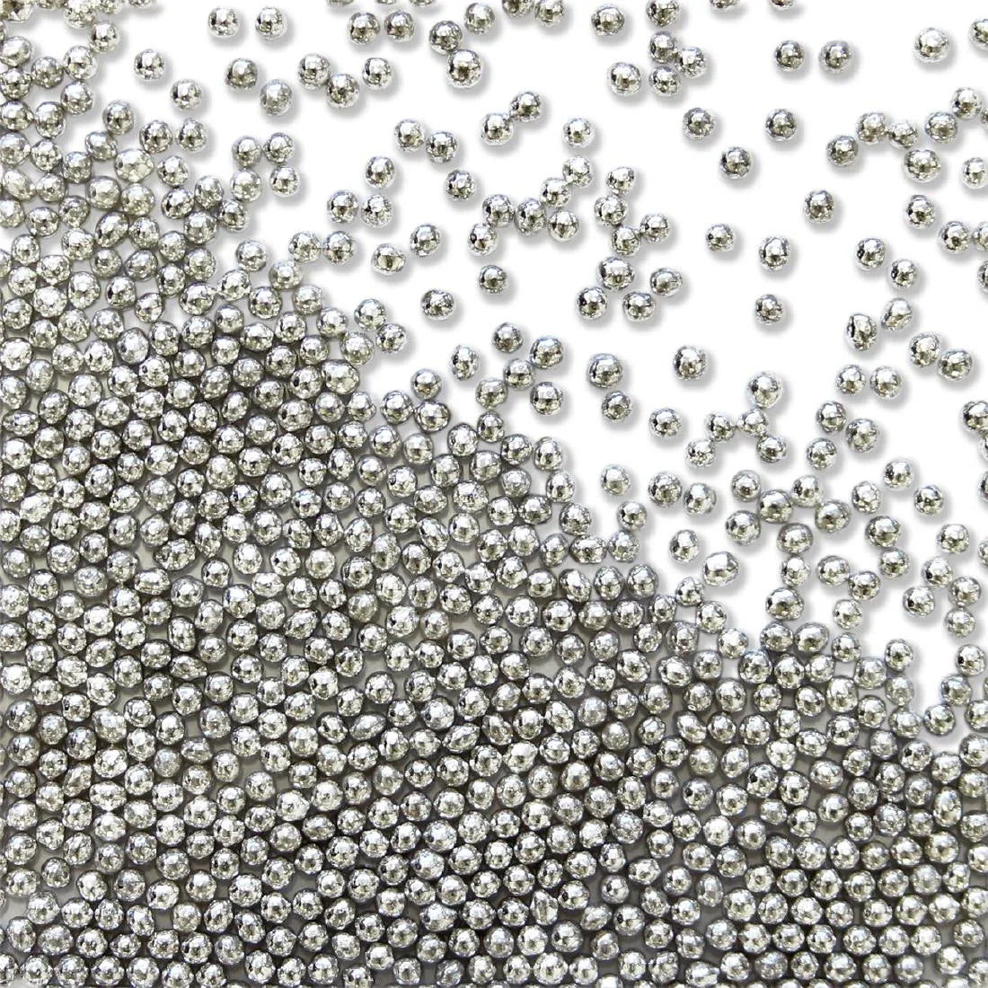HU229 PME Silver Sugar Pearls 25g - Nonpareils