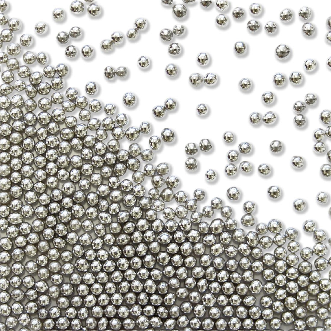 HU230 PME Silver Sugar Pearls 2.3mm