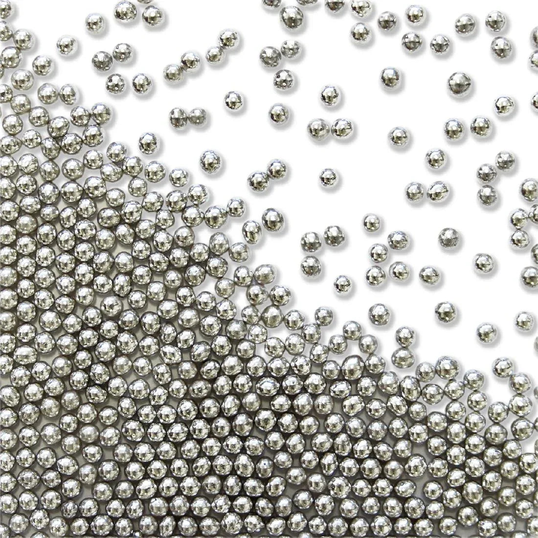 HU230 PME Silver Sugar Pearls 2.3mm