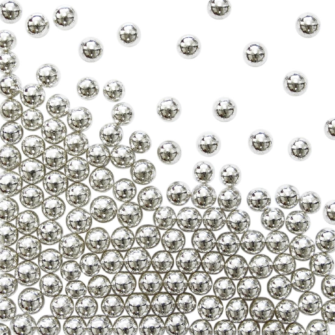HU232 PME Silver Sugar Pearls 4mm