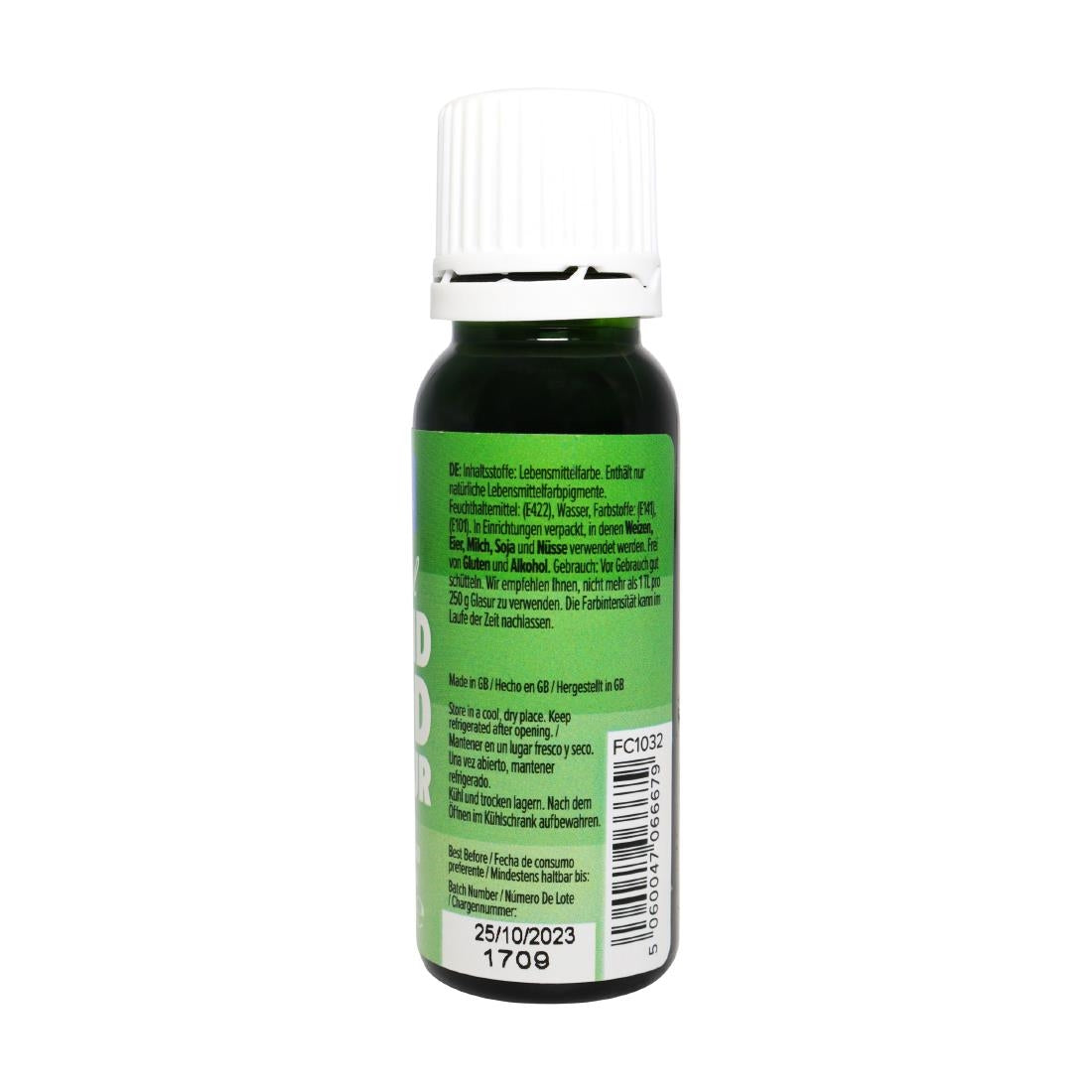 HU273 PME 100% Natural Food Colour - Juniper Green 25g