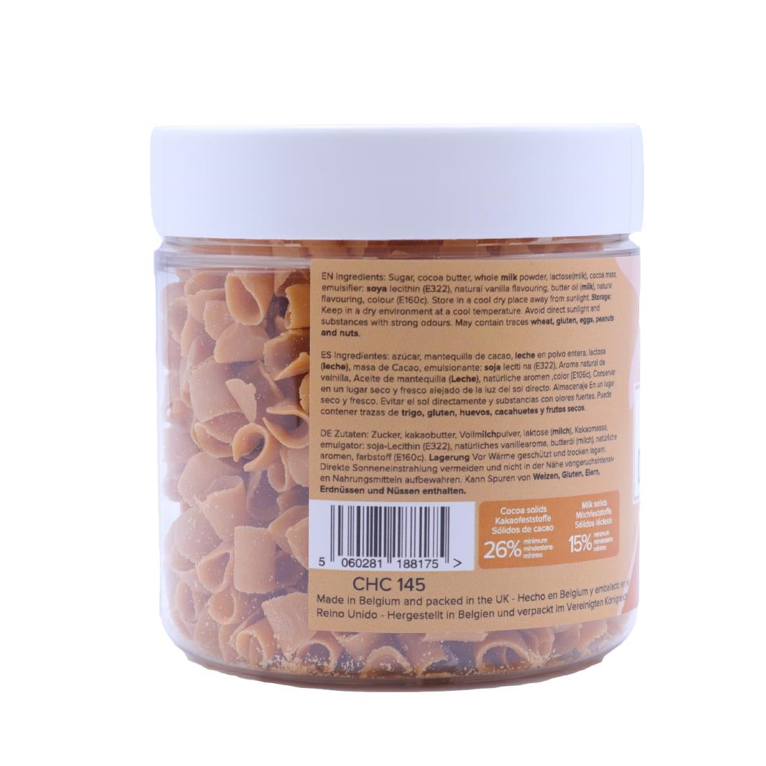 HU285 PME Chocolate Curls Caramel 85g