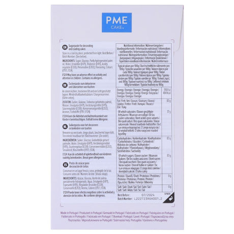 HU303 PME Sugar Paste Fondant Purple 250g