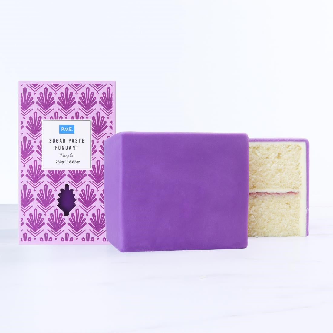 HU303 PME Sugar Paste Fondant Purple 250g