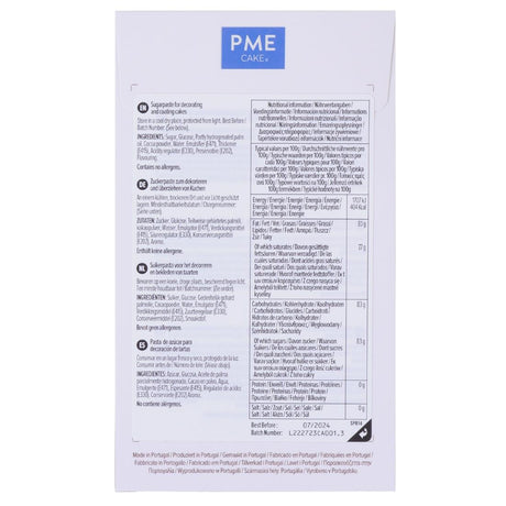 HU308 PME Sugar Paste Fondant Brown 250g