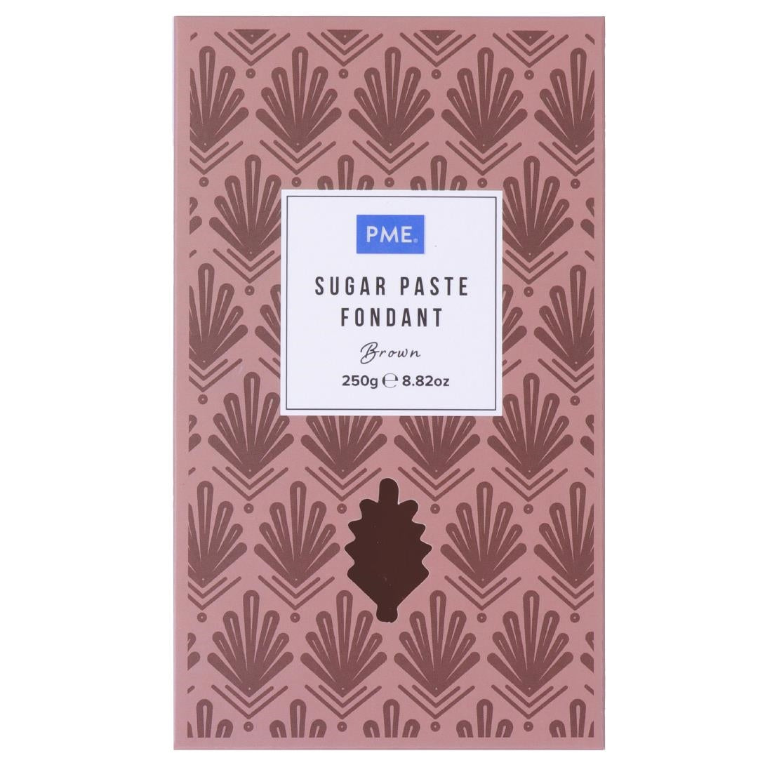 HU308 PME Sugar Paste Fondant Brown 250g