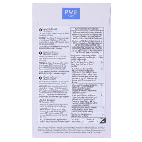 HU309 PME Sugar Paste Fondant Black 250g