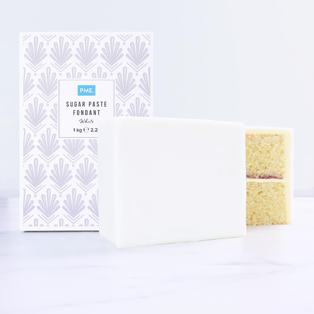 HU311 PME Sugar Paste Fondant White 1kg
