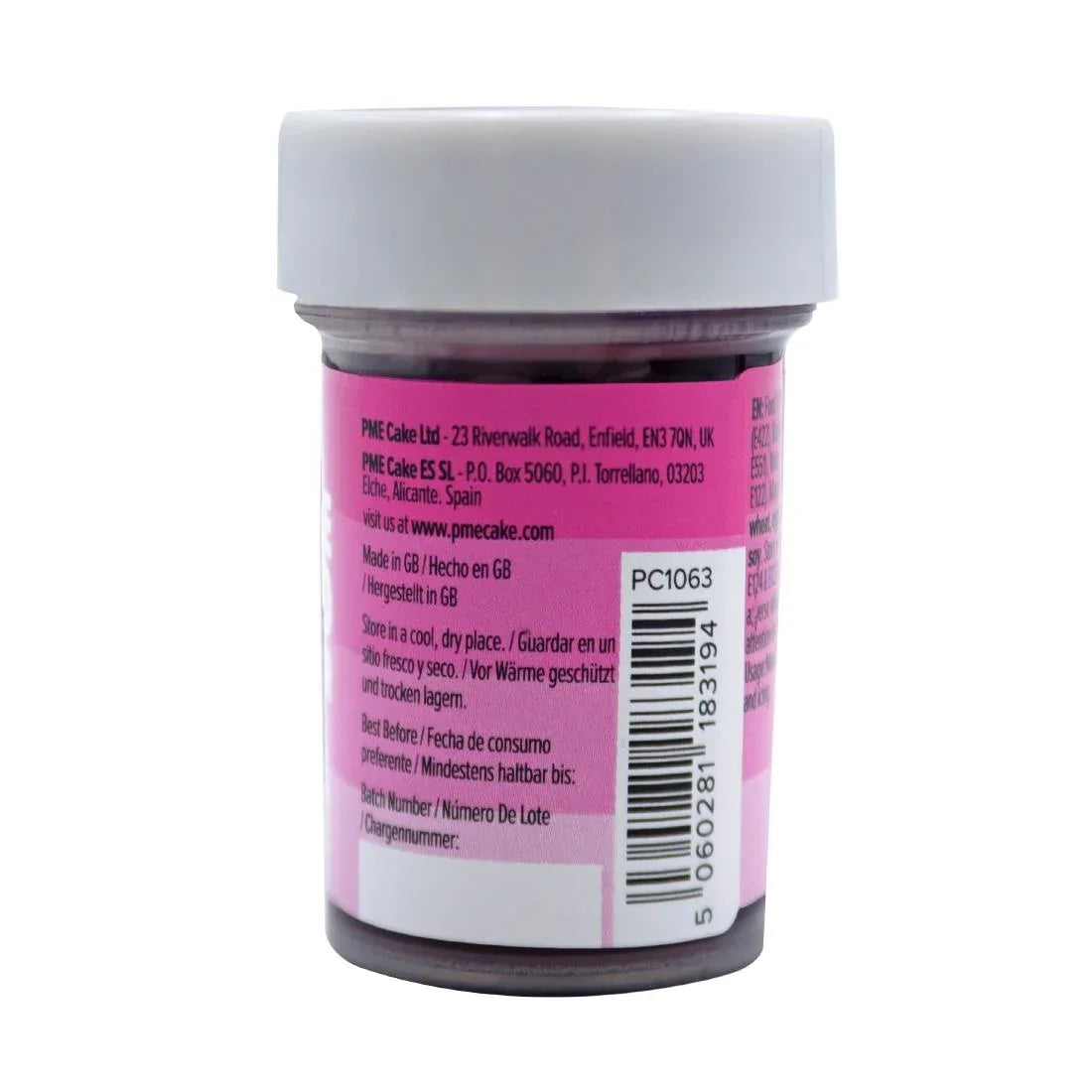 HU314 PME Concentrated Paste Food Colour - Hot Pink 25g